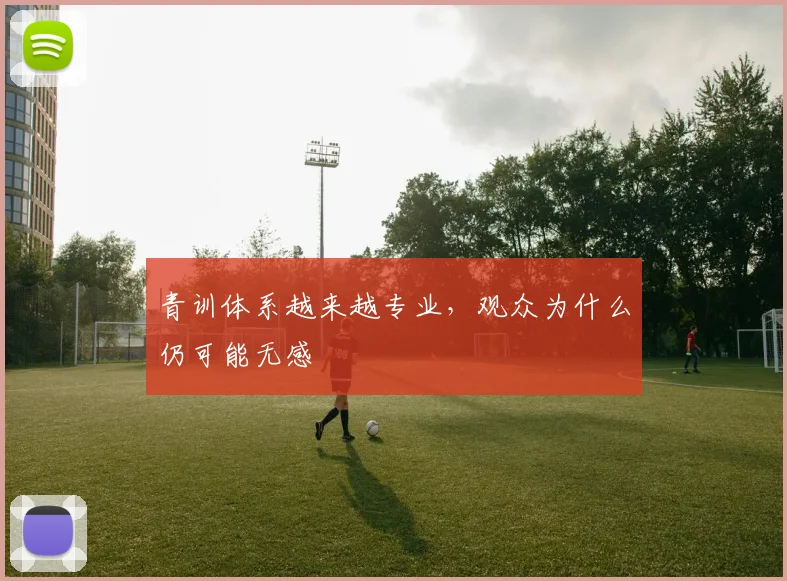 青训体系越来越专业，观众为什么仍可能无感